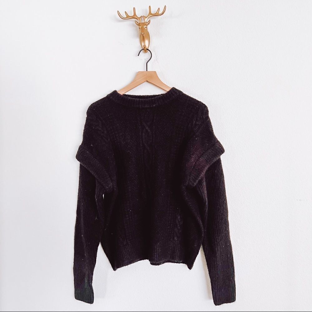 ELAN Brown Pullover Sweater Size Large NWT